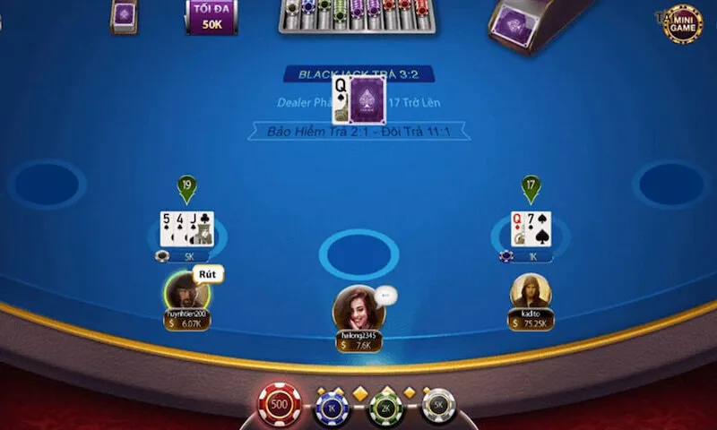 Bài BlackJack- Tựa Game Đỉnh Cao Của Rikvip 2025 Luật chơi BlackJack cơ bản khá đơn giản cho người chơi